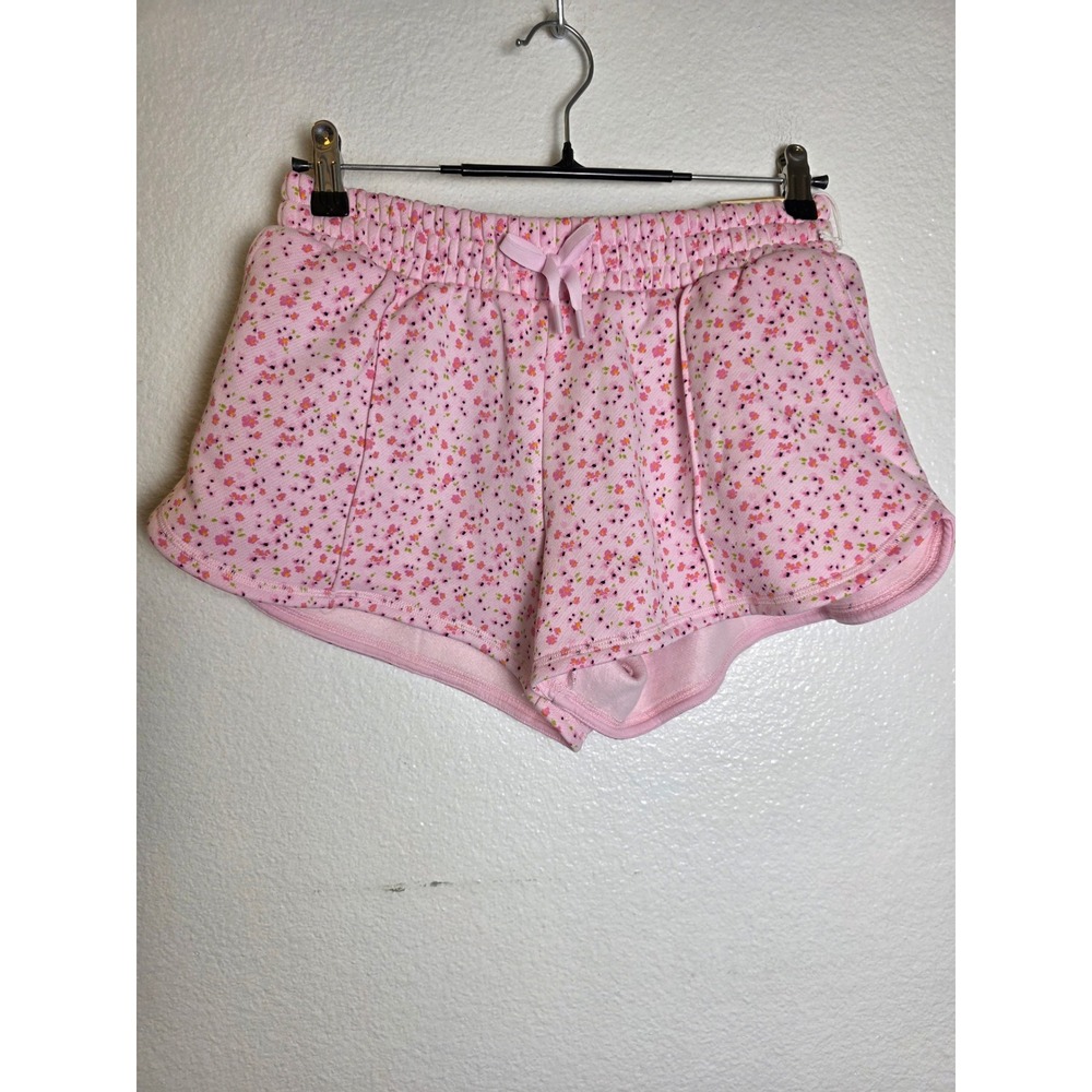 Blogilates Girls Marshmallow Dolphin Short Pink Floral Print XXL 16/18